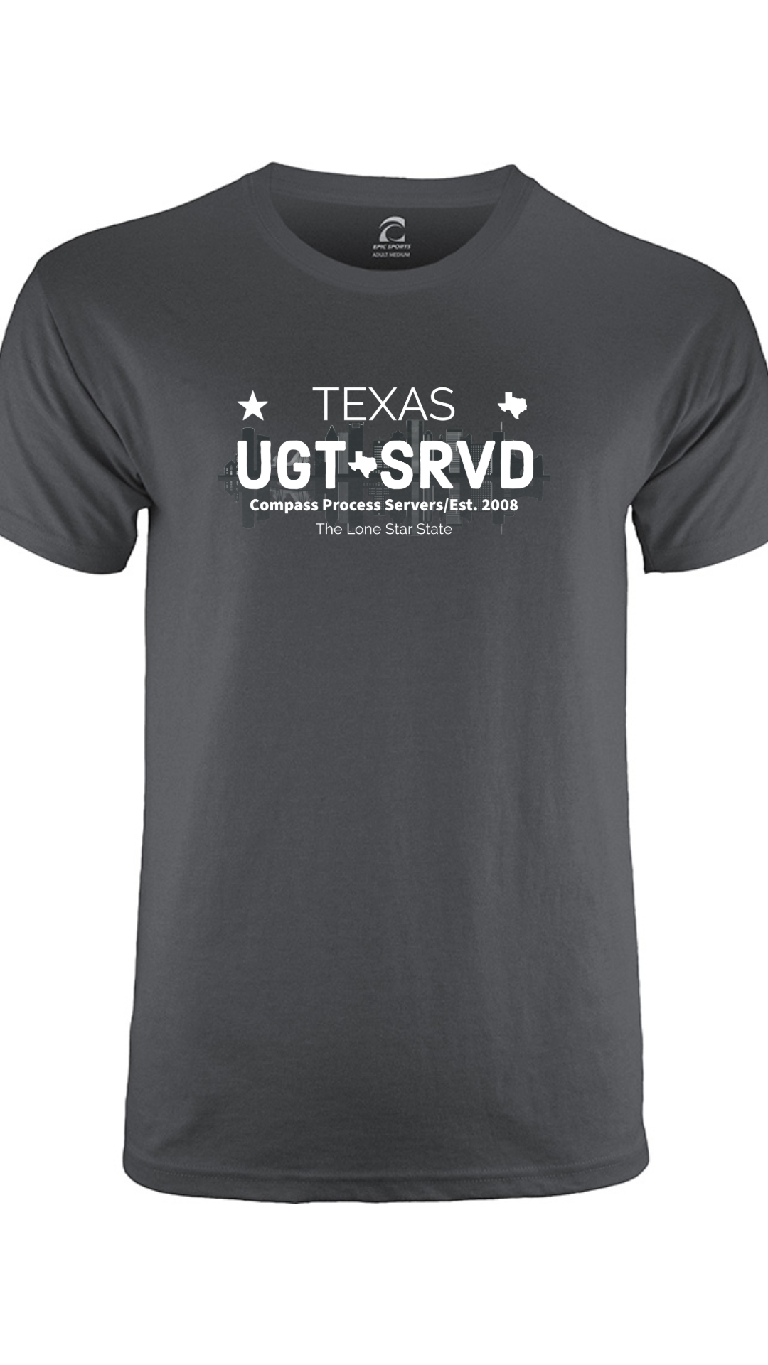 Houston Cities Collection Short Sleeve T-Shirt FRONT DESIGN