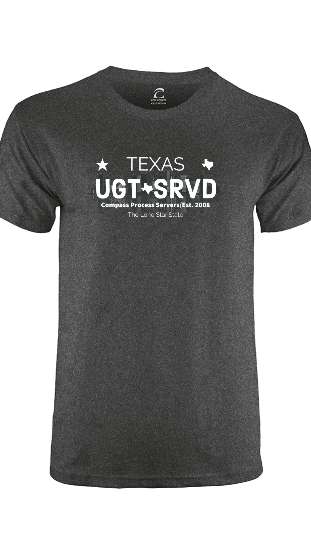 Houston Cities Collection Short Sleeve T-Shirt FRONT DESIGN