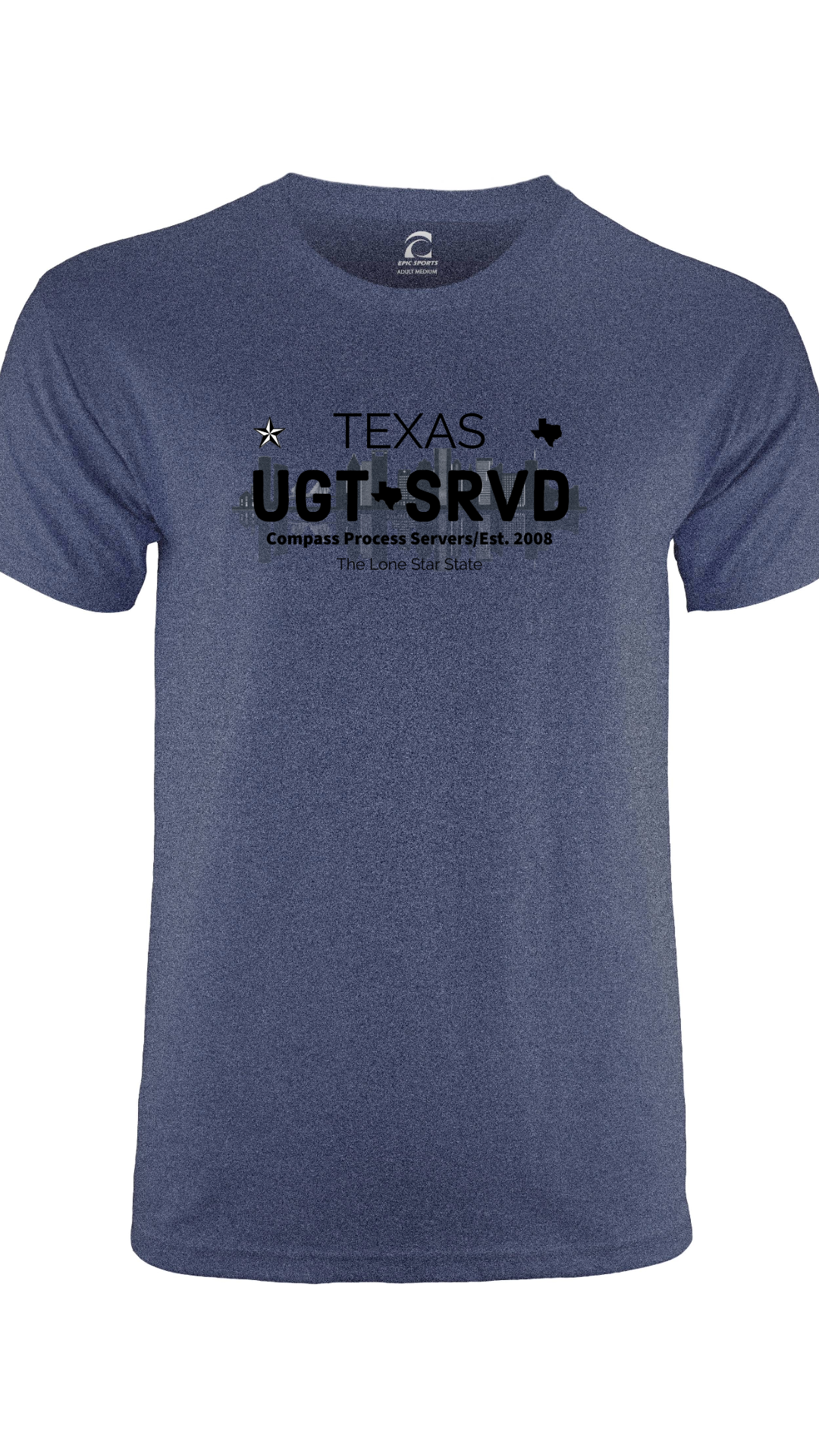 Houston Cities Collection Short Sleeve T-Shirt FRONT DESIGN
