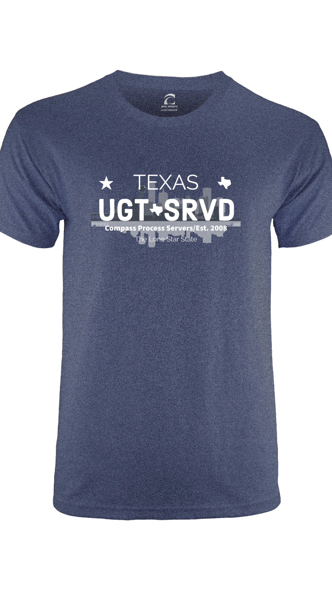 Dallas Cities Collection Short Sleeve T-Shirt FRONT DESIGN