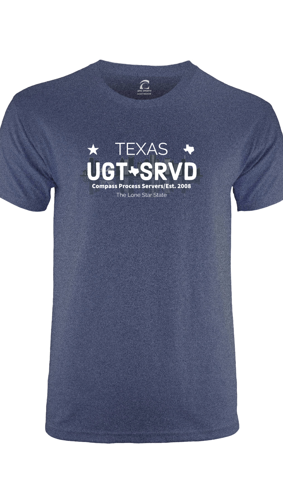 Houston Cities Collection Short Sleeve T-Shirt FRONT DESIGN