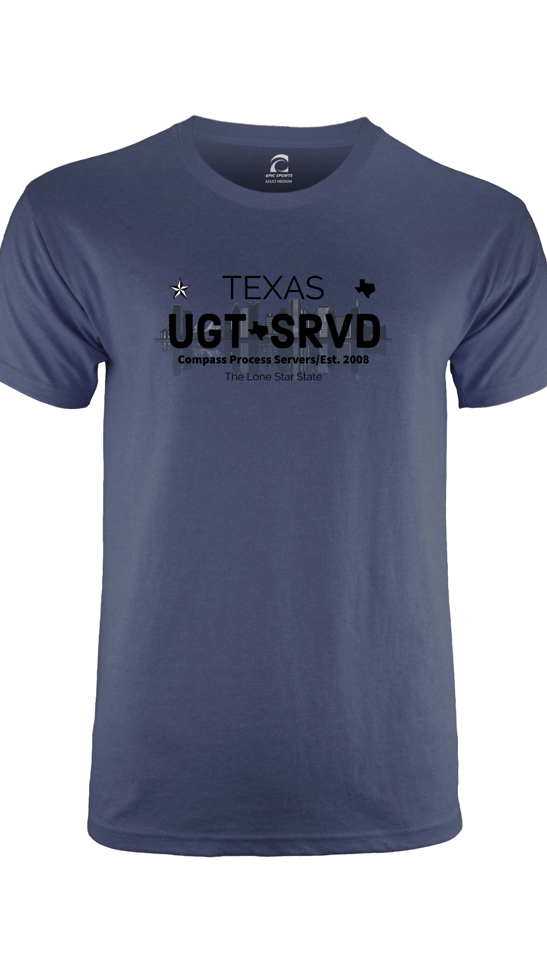 Houston Cities Collection Short Sleeve T-Shirt FRONT DESIGN