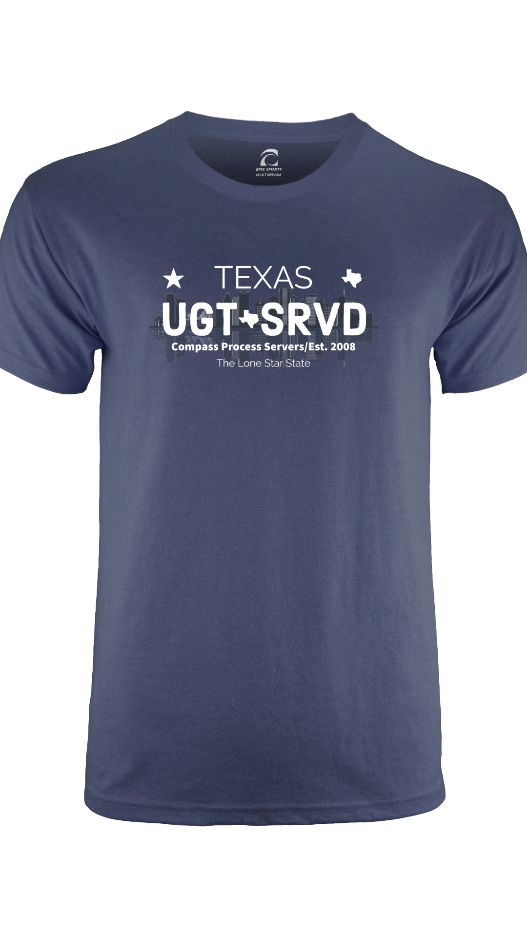 Houston Cities Collection Short Sleeve T-Shirt FRONT DESIGN