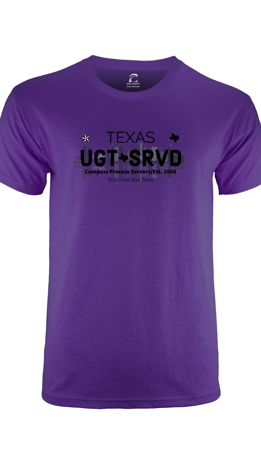 Houston Cities Collection Short Sleeve T-Shirt FRONT DESIGN