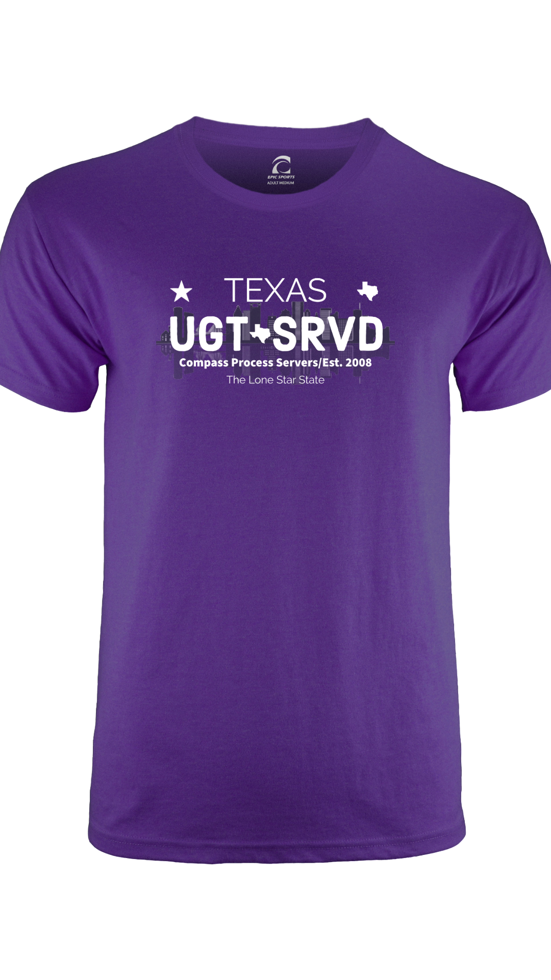 Houston Cities Collection Short Sleeve T-Shirt FRONT DESIGN