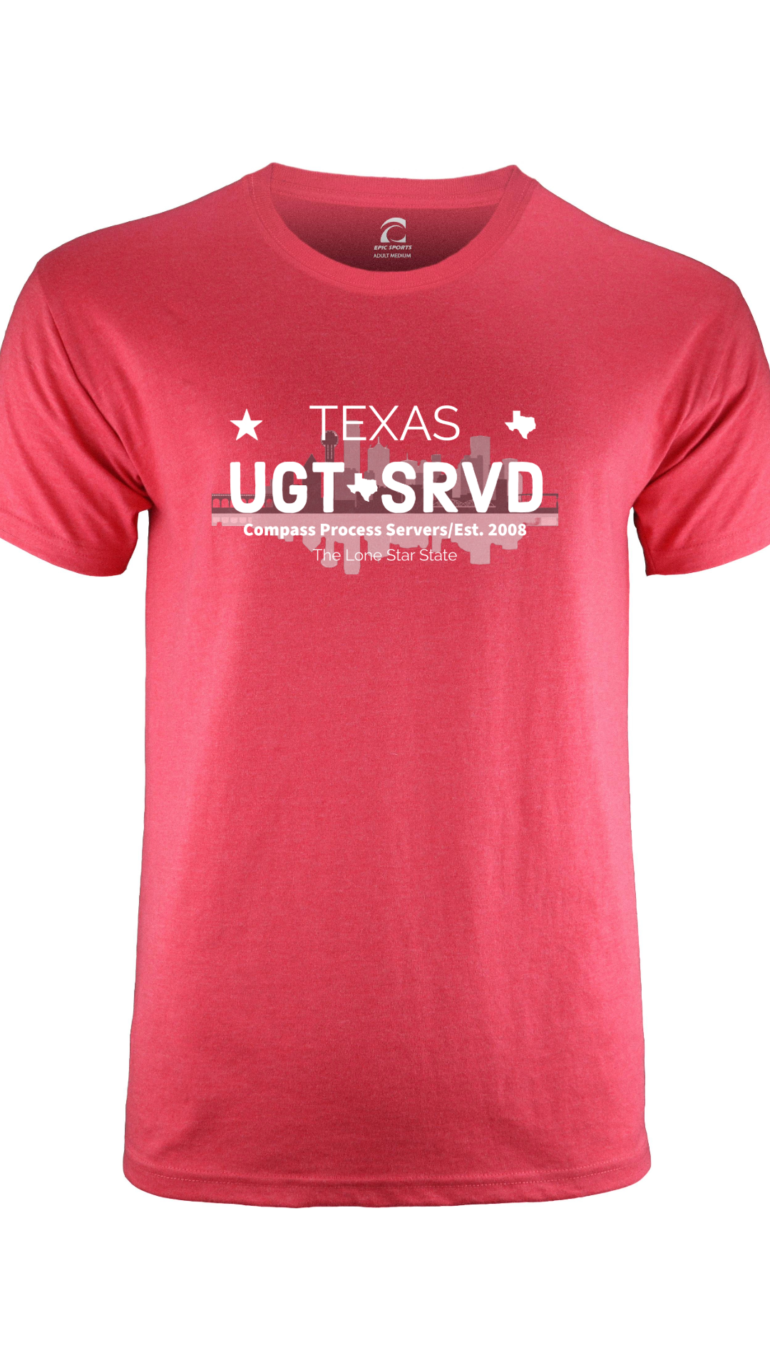 Dallas Cities Collection Short Sleeve T-Shirt FRONT DESIGN