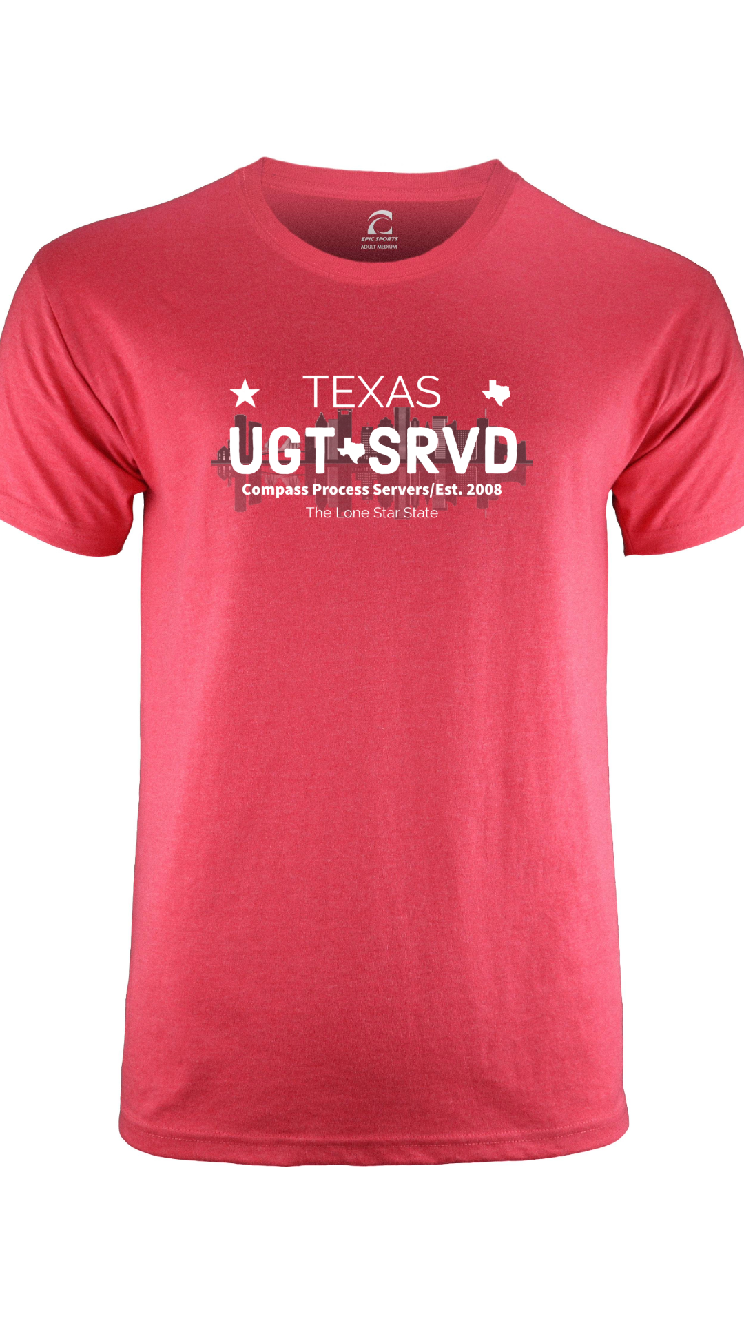 Houston Cities Collection Short Sleeve T-Shirt FRONT DESIGN