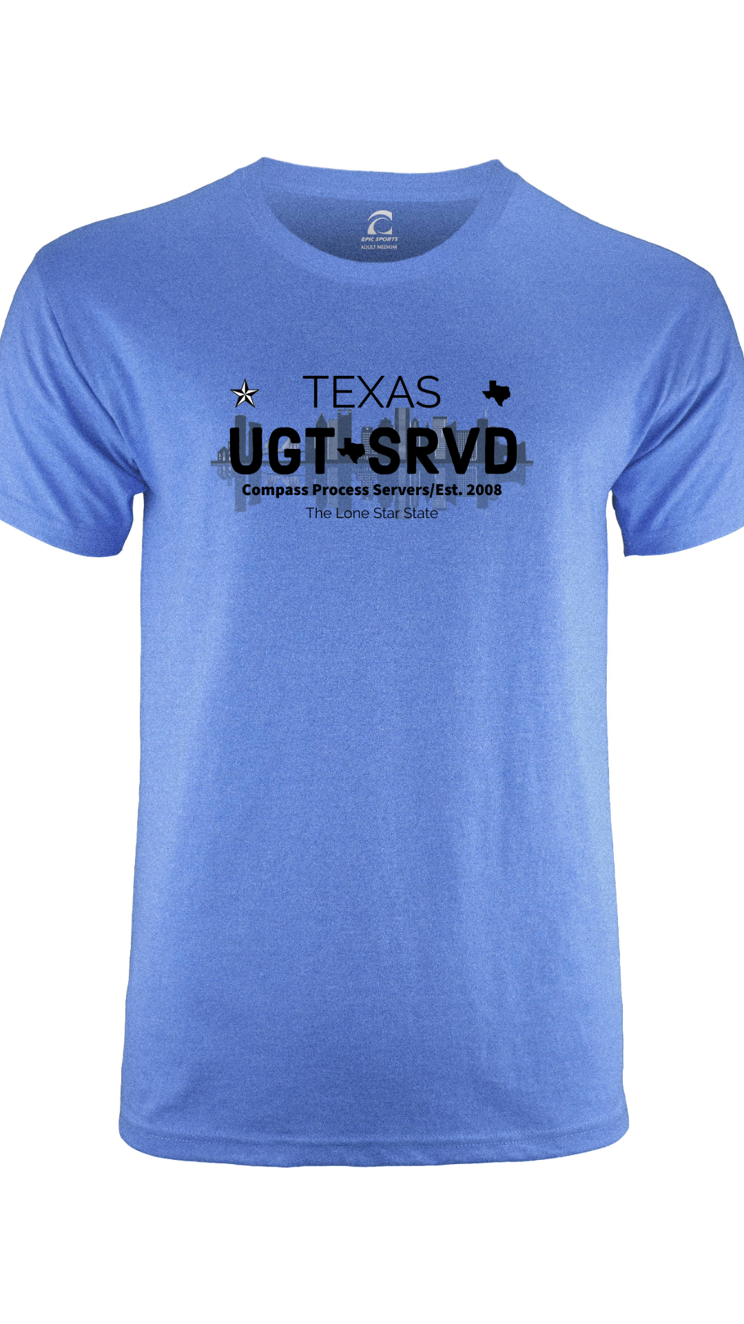 Houston Cities Collection Short Sleeve T-Shirt FRONT DESIGN