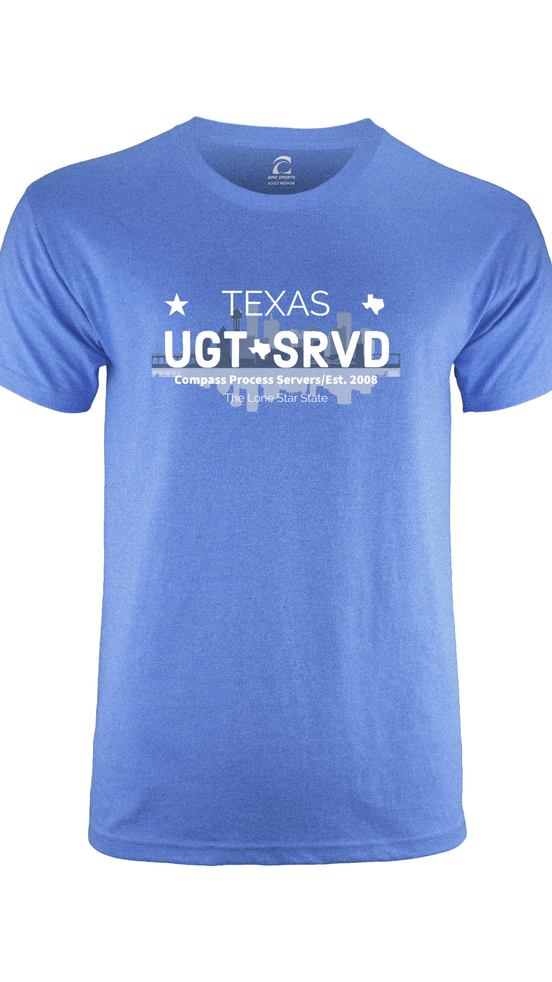 Dallas Cities Collection Short Sleeve T-Shirt FRONT DESIGN