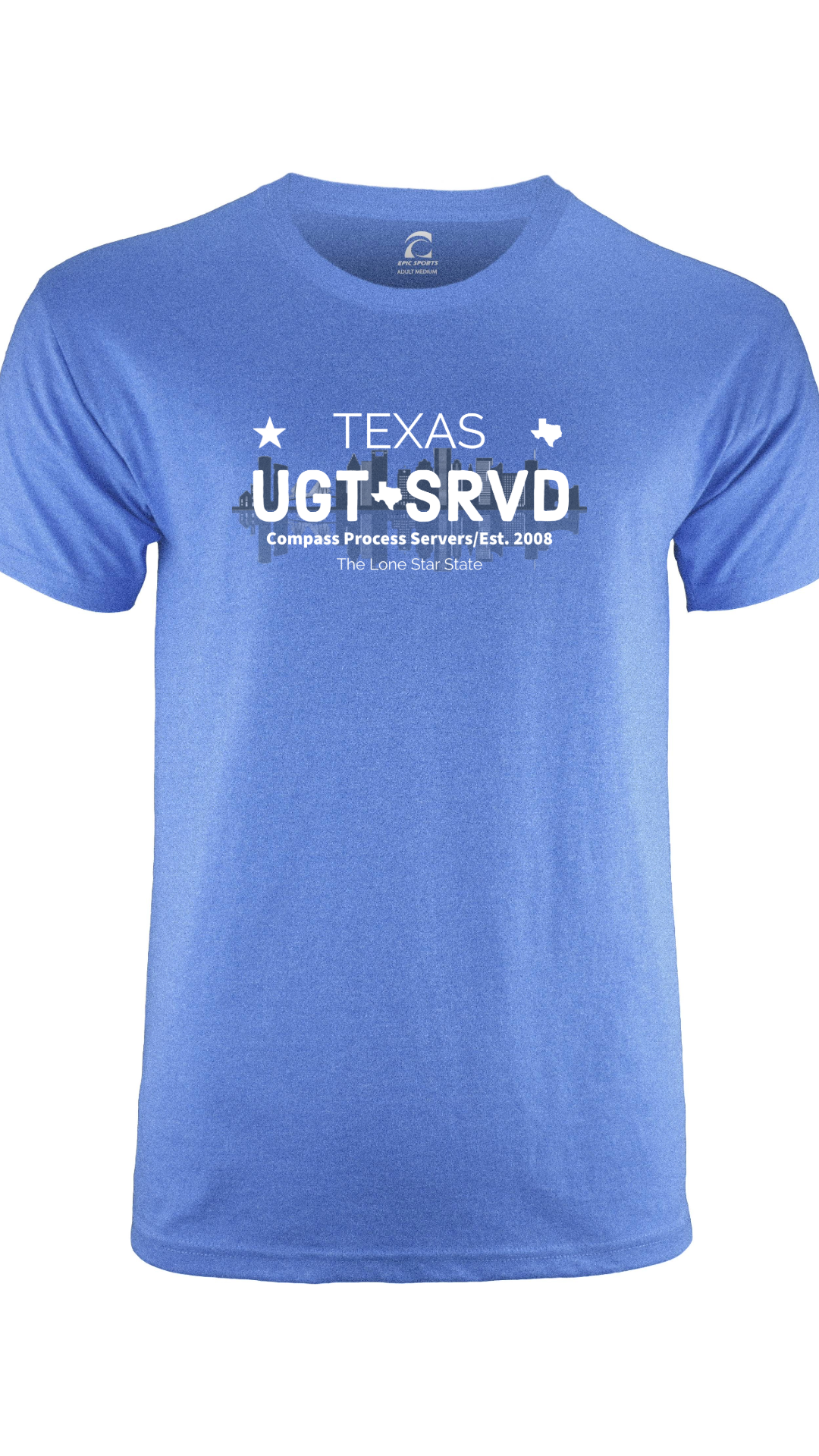 Houston Cities Collection Short Sleeve T-Shirt FRONT DESIGN