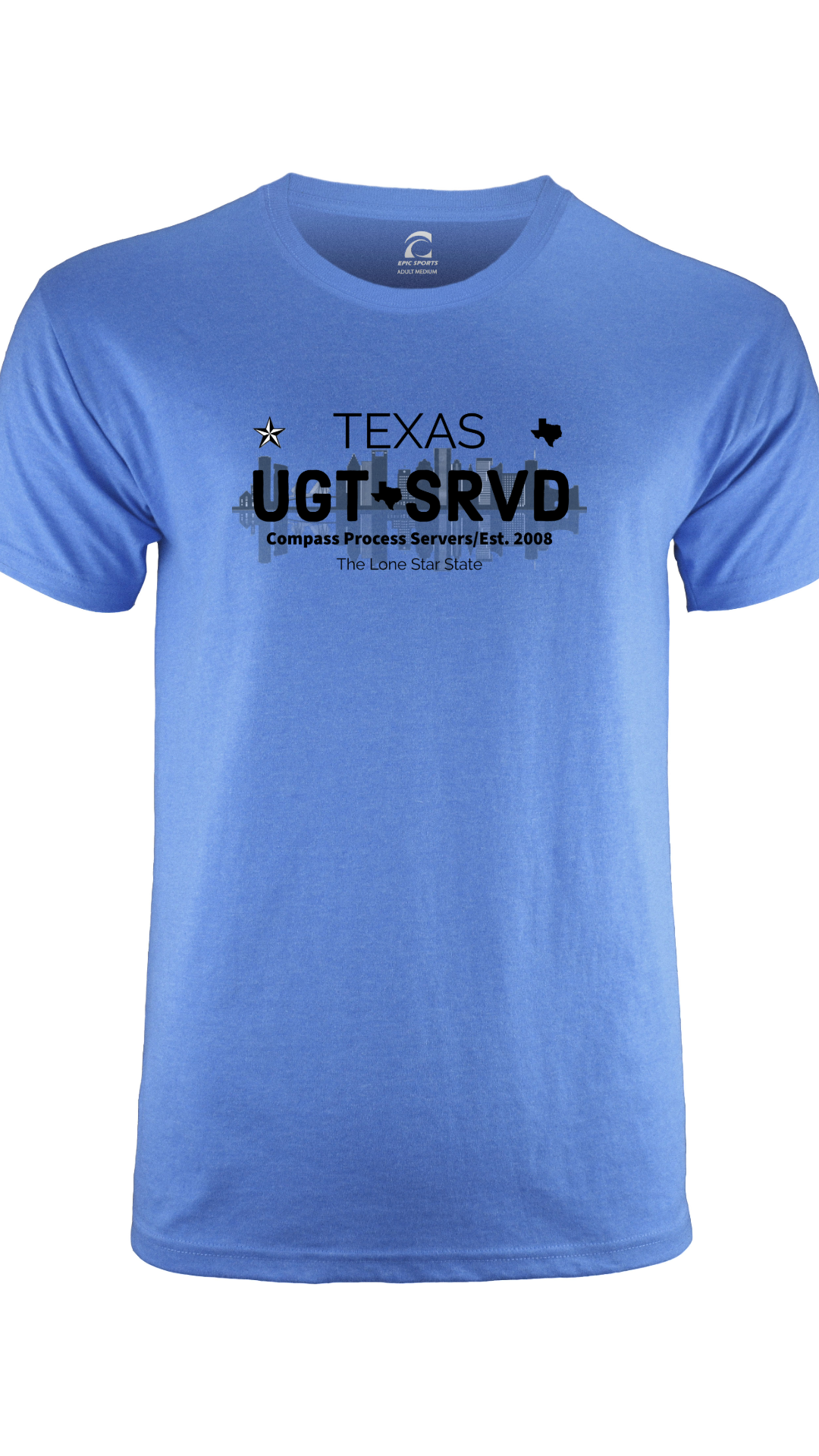 Houston Cities Collection Short Sleeve T-Shirt FRONT DESIGN