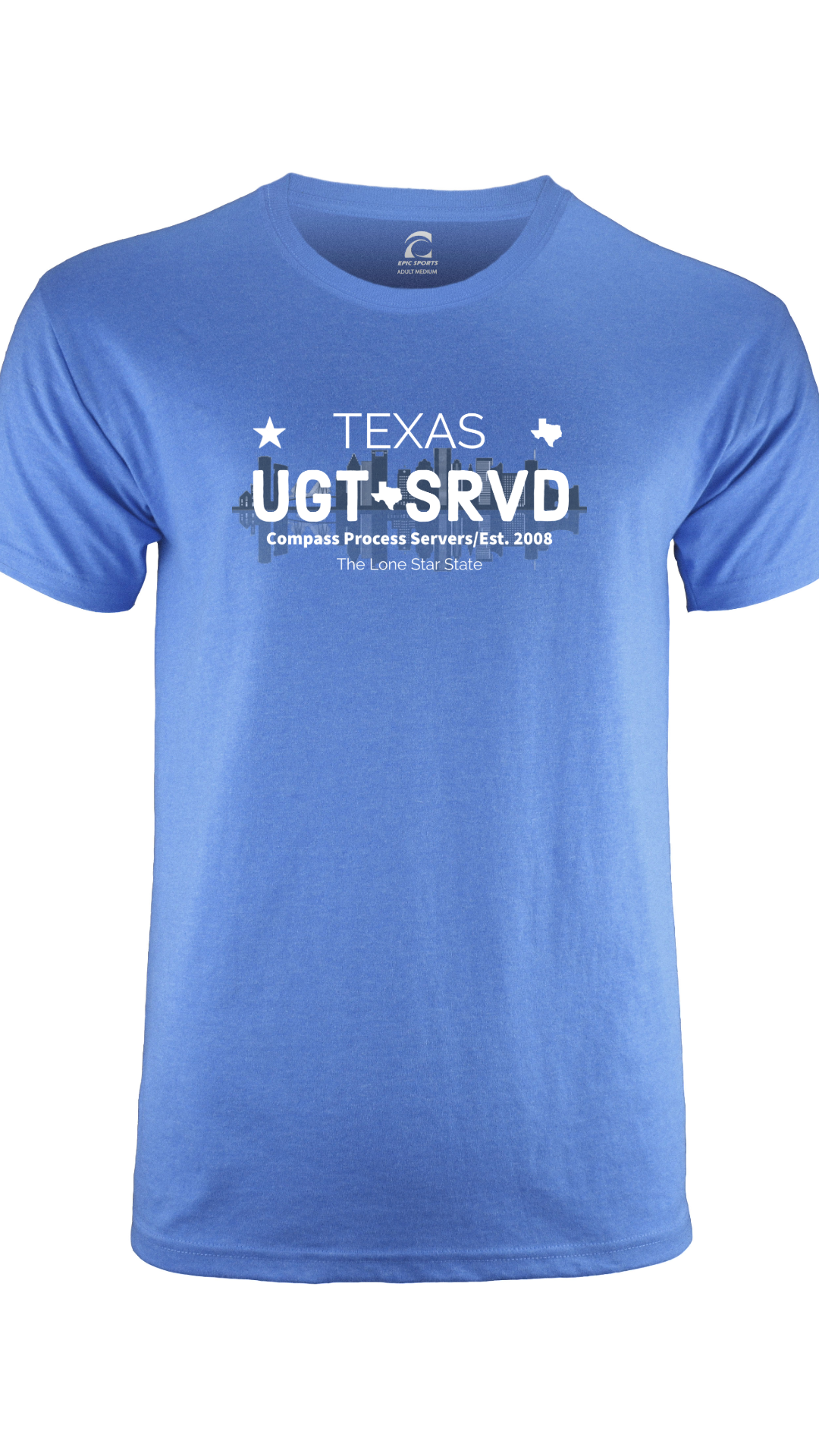 Houston Cities Collection Short Sleeve T-Shirt FRONT DESIGN